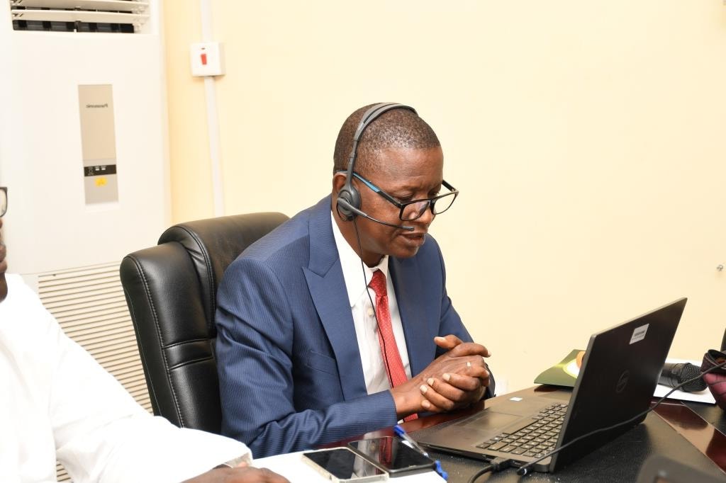 World Bank Task Team Leader, Dr. Adetunji Oredipe at the 7TH Mission opening plenary in Abuja
